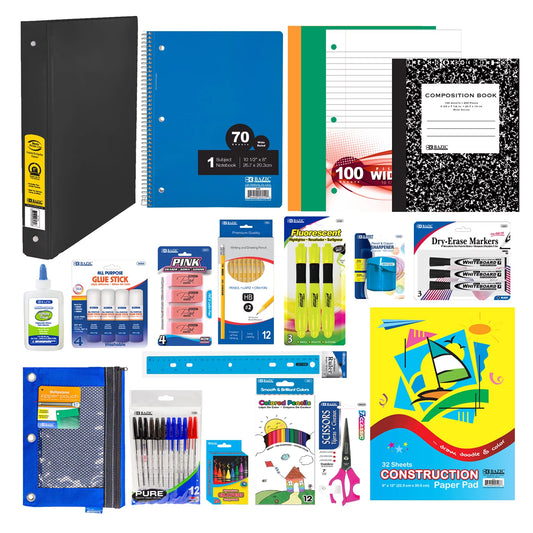 All in One Back to School Kit Supplies Kit 