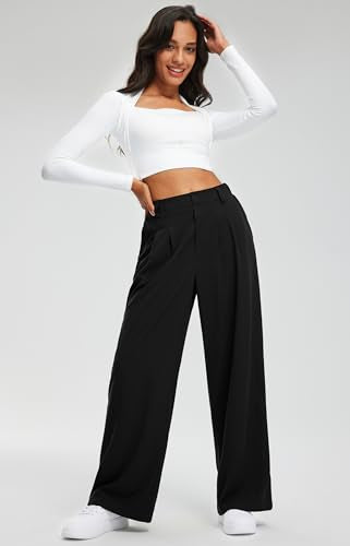 Women's Elevated Comfort Wide Leg Trousers