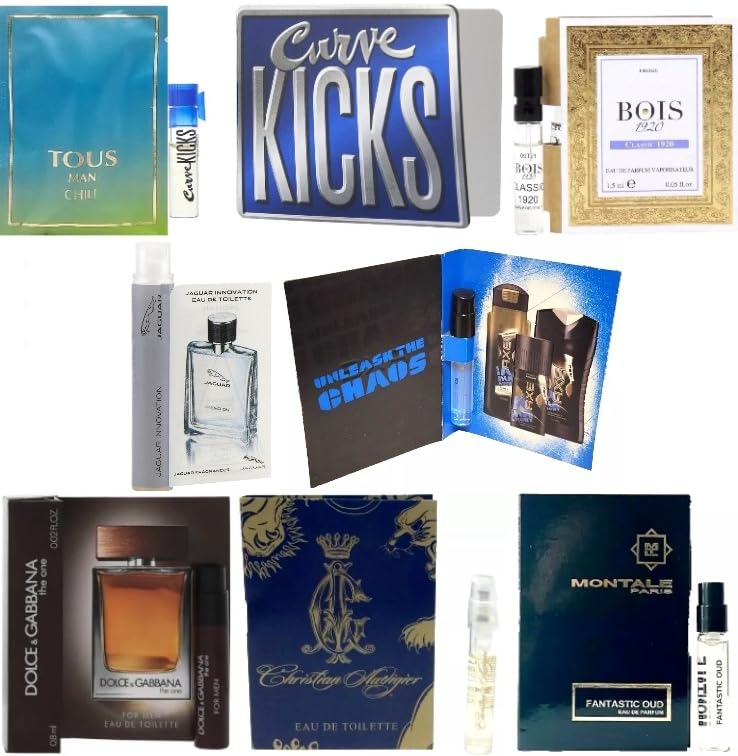 Men's Designer Fragrance Sampler (8 count)