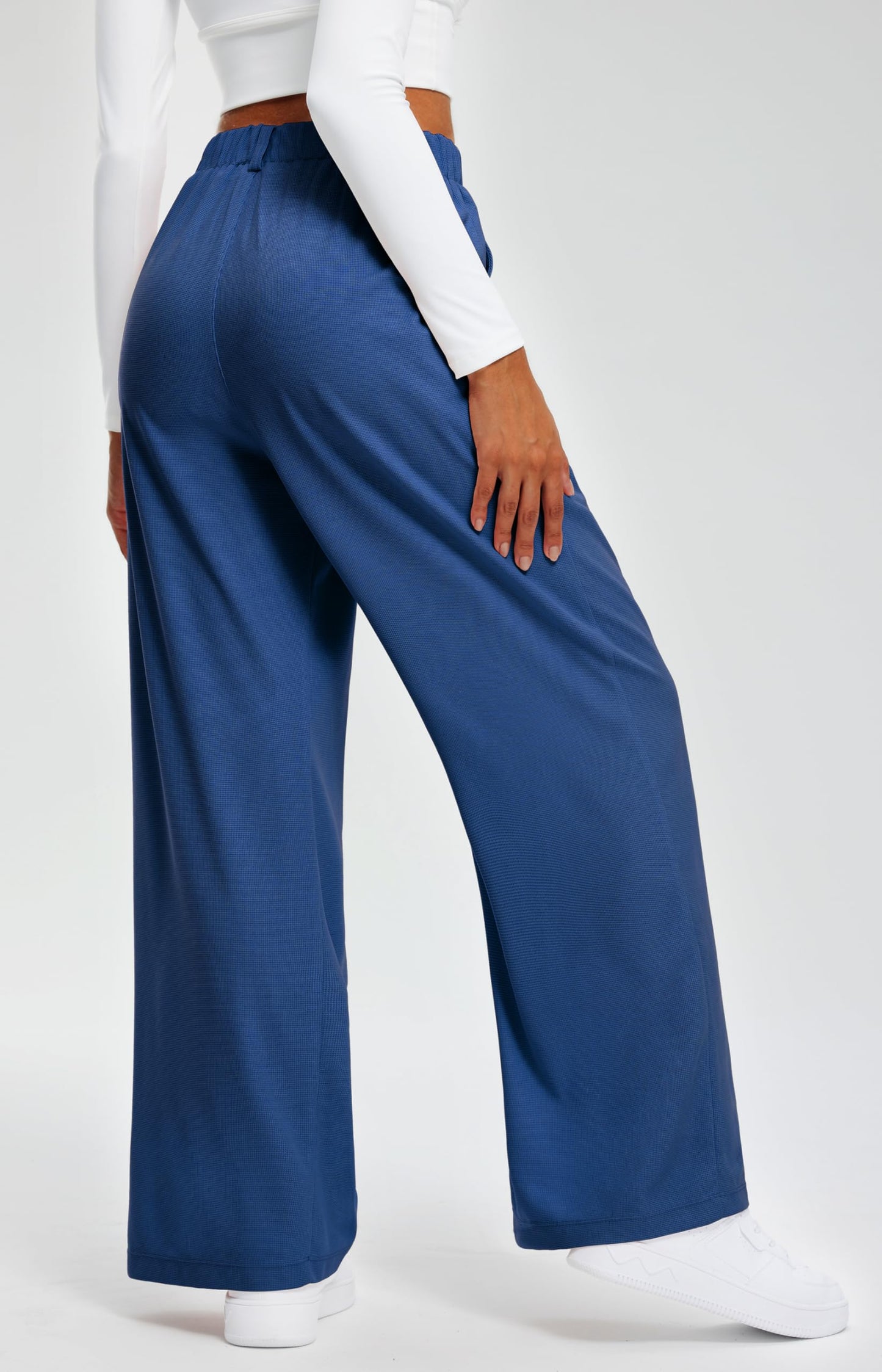 Women's Elevated Comfort Wide Leg Trousers