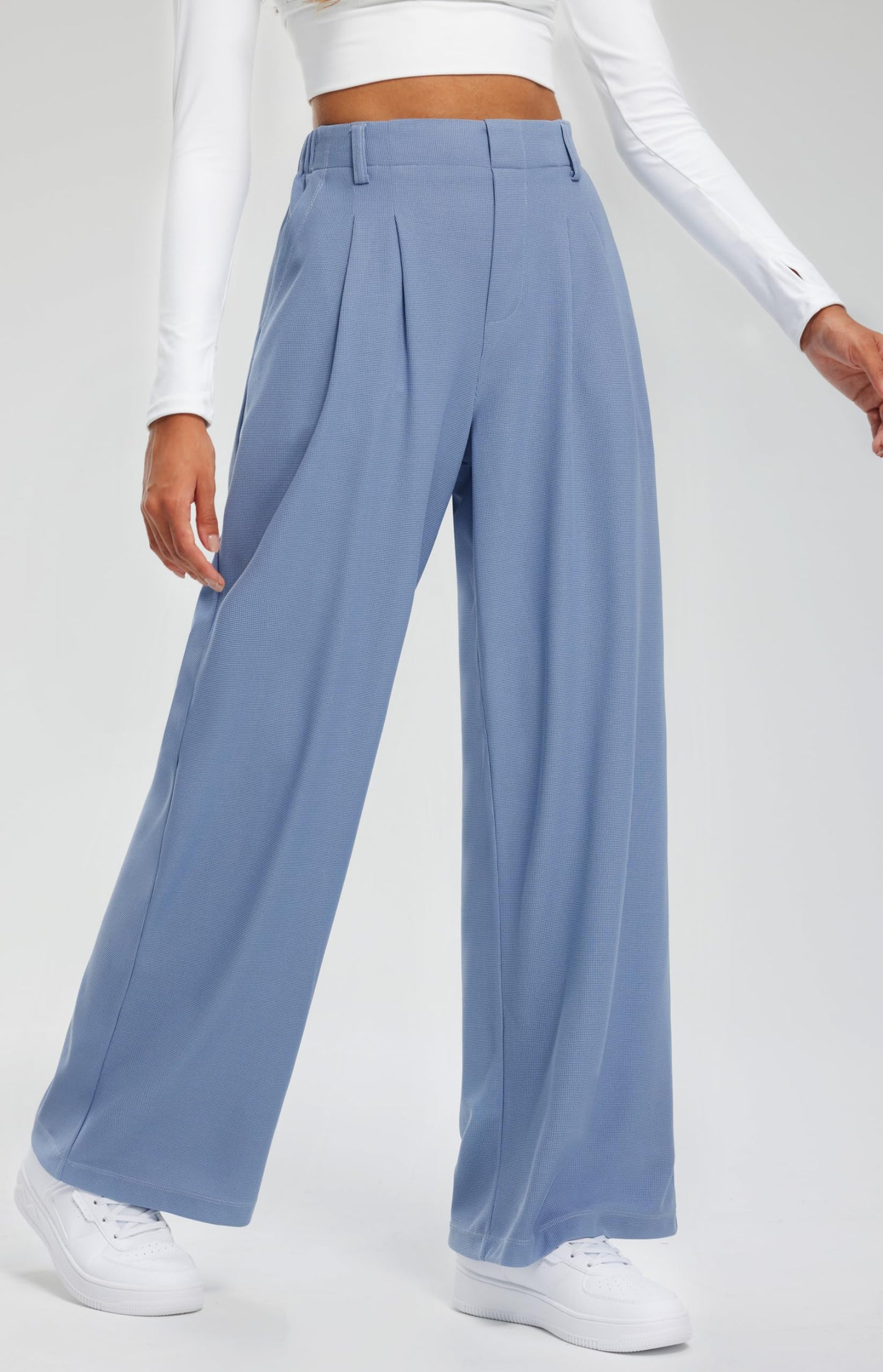 Women's Elevated Comfort Wide Leg Trousers