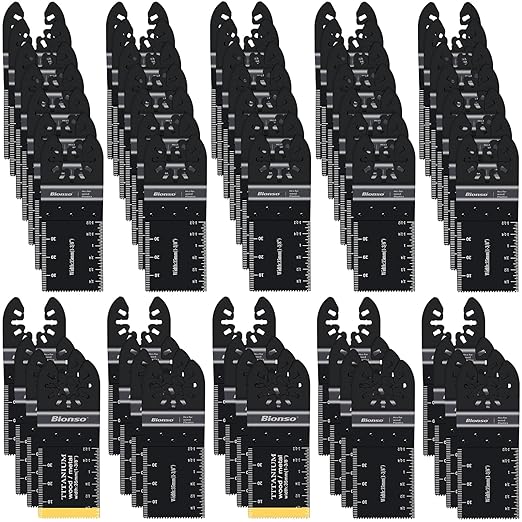 Bionso 55PCS Oscillating Saw Blades,