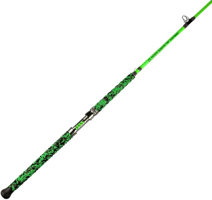 "Ancient Mariner Albatross 7'6" Medium Heavy Catfish Casting Rod - Glow with Black Light"?