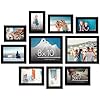 Set of 10 Picture Frames with Shatter-Resistant Glass - Gallery Wall Frame Set with Two 8x10 Frames