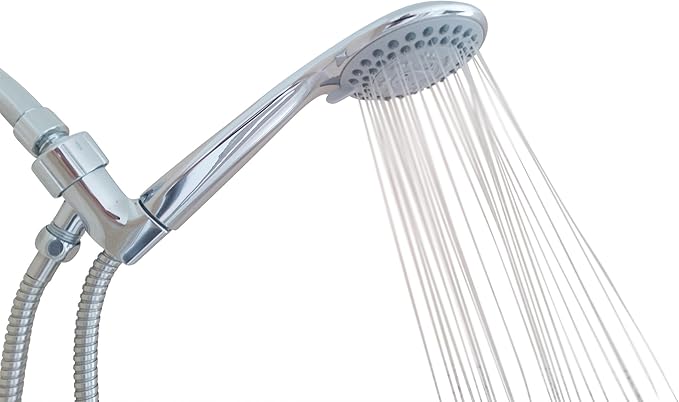 Powerful/Detachable Hand Held Chrome ShowerHead