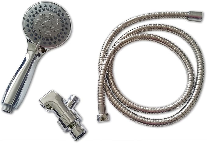 Powerful/Detachable Hand Held Chrome ShowerHead